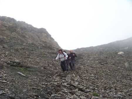 Descente du col de l’Arselle.