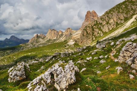 Entre le Passo Giau et le refuge Averau