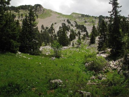 Dans la cuvette de la cabane à Jésus.