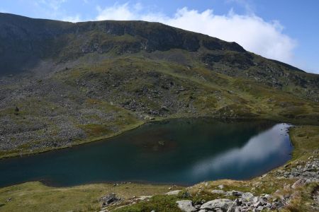 le lac de Brouffier et son arête