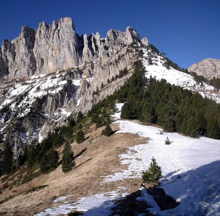 Large col sur la crête