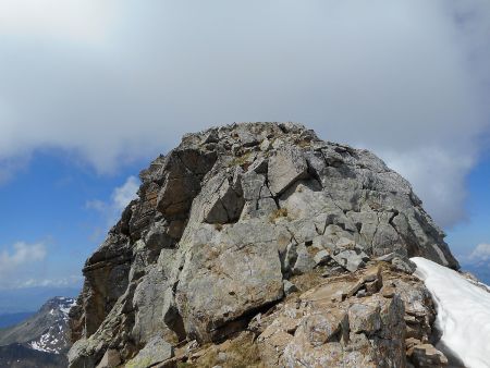 Ressaut final d’accès au sommet du Barle