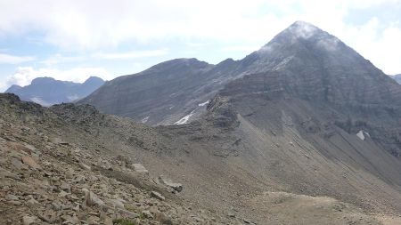 Descente sous le Petit Pinier avec Vautisse et Rochelaire à gauche