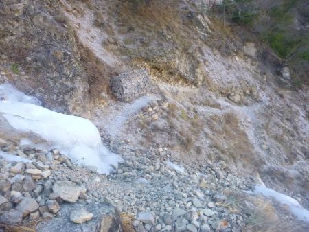 Une autre cascade de glace, mais ça passe !