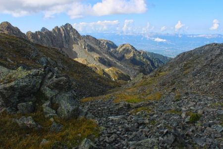 Vallon menant au Col de la Grande Vaudaine