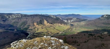 Le val de Bouvante et son lac du second belvédère