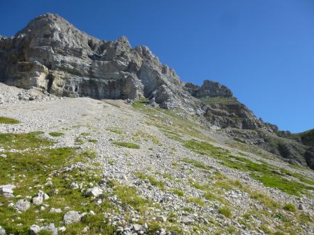 Dans le rétro à la descente du pierrier.