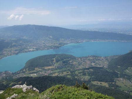 Annecy depuis la plate-forme.