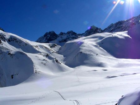 La montée vers le Col de Chanrouge