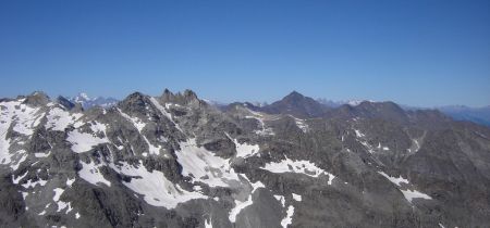 Massif d’Ambin, Ecrins, Scolette, Arves et Grandes Rousses.