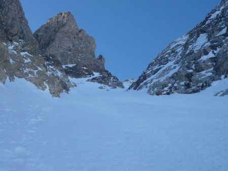 Dans le Couloir de la Clapière