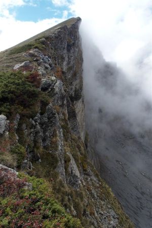 En direction du Sommet du Chamois