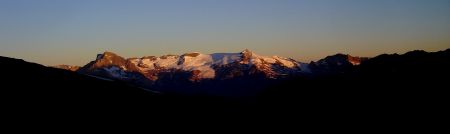 C’est l’aurore sur la Vanoise...