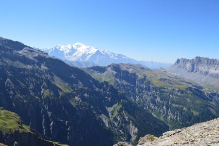 Vue sur le Mont Blanc.