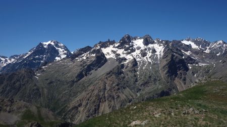 Pelvoux, Clochetons de Clouzis, Pics de Clouzis, de Séguret et de Gardiner, Montagne des Agneaux