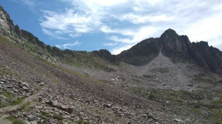 En montant vers la Baisse de Druos