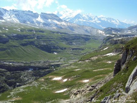 Avant de basculer dans la combe des Foges