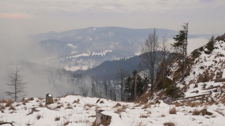 Point de vue au bout de la crête.