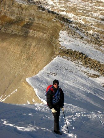 descente par les crêtes de Chabrières