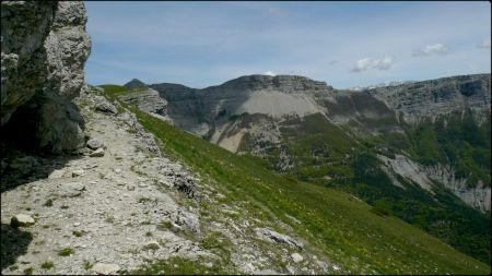 Une partie des vires de la Montagne d’Ambel.