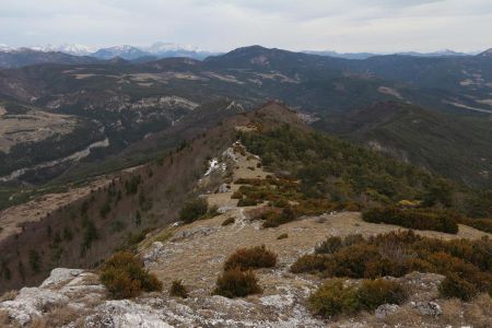 Descente sur le Ranc de l’Aigle.