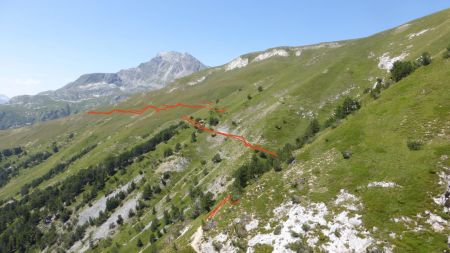 coup de rétro sur le sentier balcon