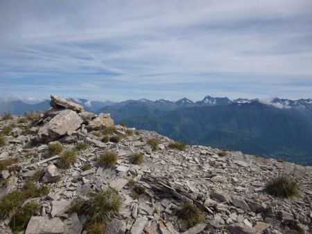 Vue sur les Ecrins.