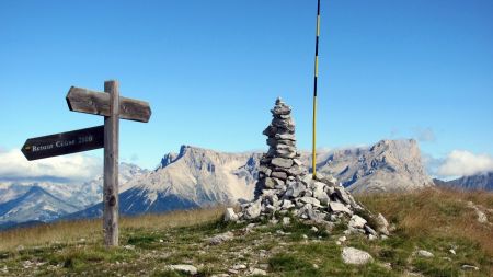 Le cairn du sommet.