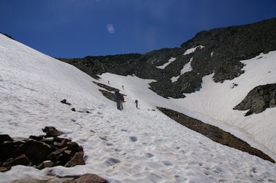 La montée au Col de Riufret