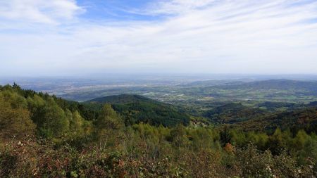 Du col du Gratteau vers la vallée du Rhône