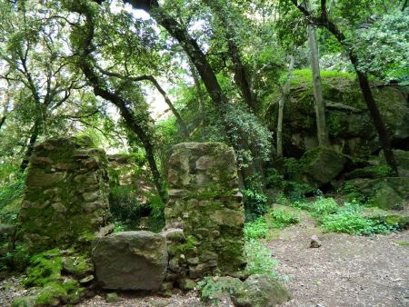 Les ruines du couvent.