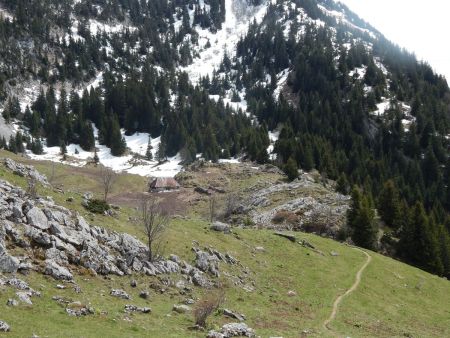 Chalet et ruines d’alpage de La Bottière