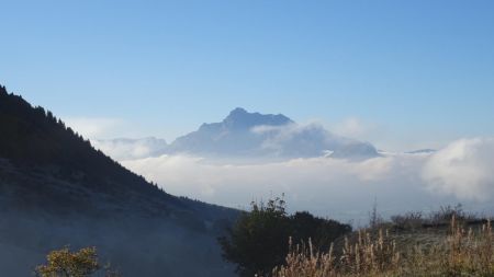 L’Obiou dans le lointain