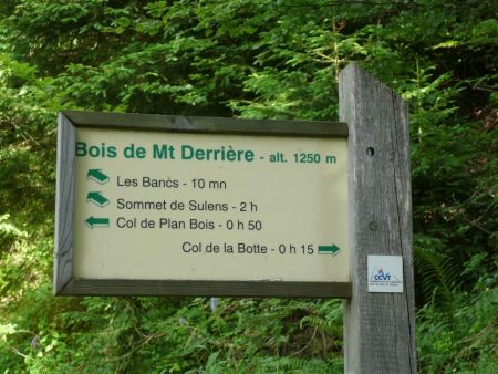 Prendre la direction du col de la Botte...