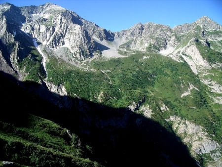 Vue sur la Brèche de l’Homme Mort