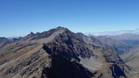 Pic d’Asti, Pain de Sucre, L’Asti, crête de la Taillante, Pic de Rochebrune puis Grand Glaiza