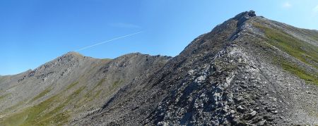 Suite de l’arête des Cournailles et de l’arête Sud du Sparveyre