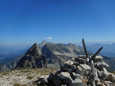 Au sommet : Roc de Garnesier.