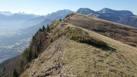 Sur la crête du Platary