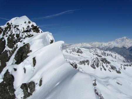 L’arête sommitale.