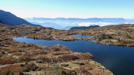 Le Lac Fourchu et le Vercors.