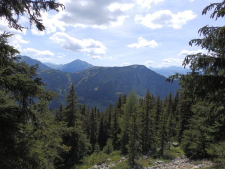 Vers le Mont Joly et le Prarion.