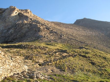 La suite du parcours sur la crête sud