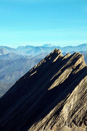 Le Mont Blanc depuis le Pain de Sucre