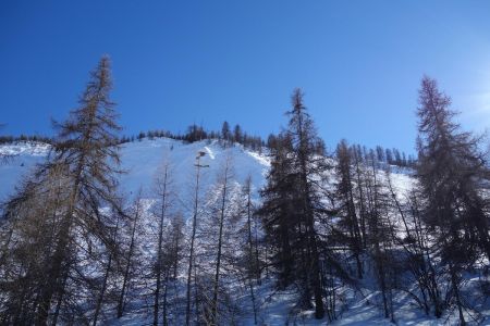 La Tête d’Oréac versant Nord.