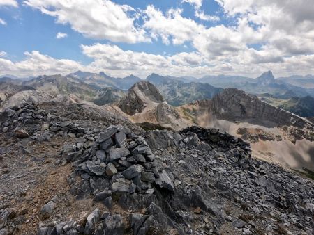 Vue du Vignemale à l’Ossau.