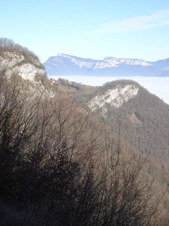 Bellecombe et au fond, le Nivolet