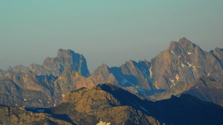 Le Brec et l’Aiguille de Chambeyron.