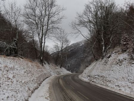 Au départ du col de Vence.