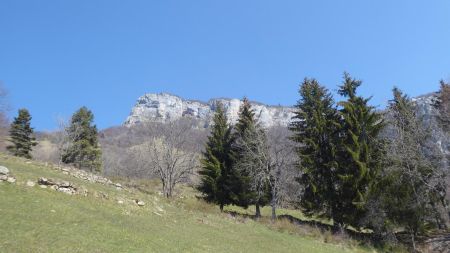 Montée vers le Grand Pré